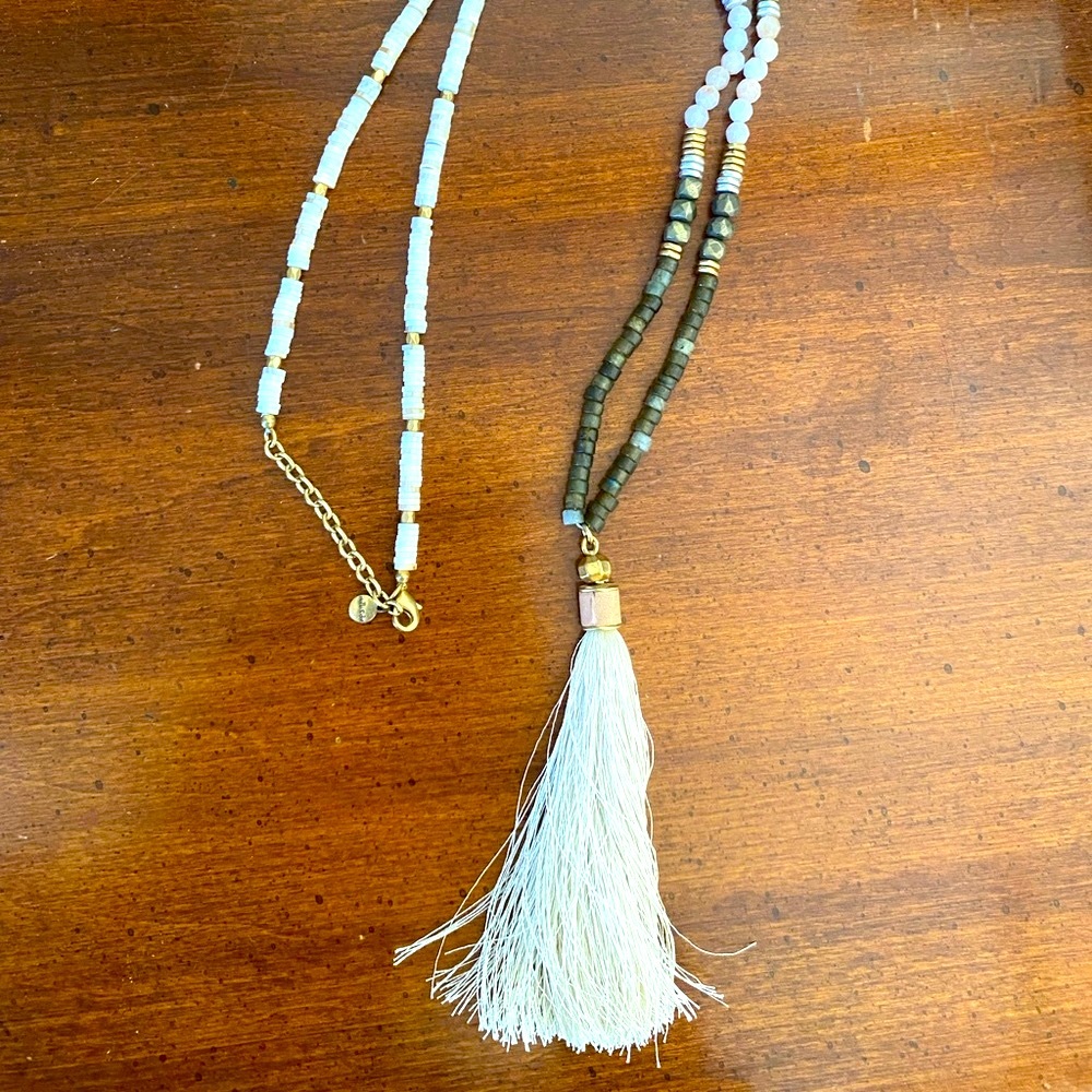 Stella & Dot Antonia precious stone necklace